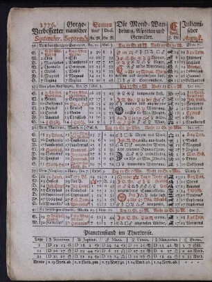 1776. Verbesserter September.