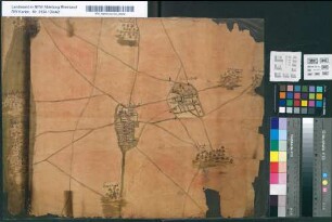 [Plan der Dörfer Kirch- und Klein-Troisdorf im Kreis Bergheim. Durchzählung der Hausgrundstücke. Mit Etgendorf, Niederembt, Oberembt, Kirchherten, Pütz].
