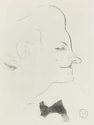 Kopf der Yvette Guilbert