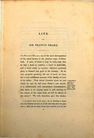 The life of the celebrated Sir Francis Drake, the first english Circumnavigator