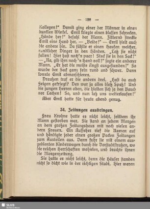 34. Zeitungen ausbringen