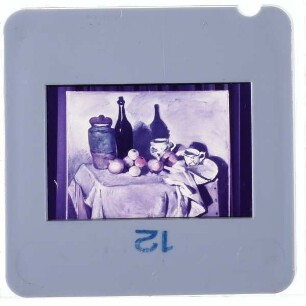 Cézanne, Stillleben mit Früchten und Geschirr