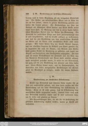 §. 36. Vorbereitung zur christlichen Offenbarung.