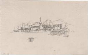 Gsaenger, Gustav; Lenggries (Bayern); Hotelneubau Lamprechtshaus - Perspektive