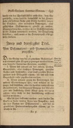 Zwey und dreyßigster Titel