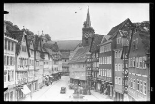 Marktplatz Blickrichtung Stiftskirche