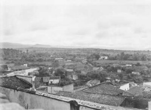 Stadtansicht : Blick auf die Häuser einer Stadt