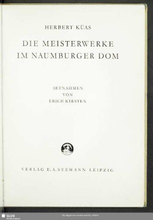 Die Meisterwerke im Naumburger Dom