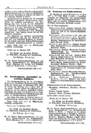 Ernennung von Fachberaterinnen : [Erziehung] ; [Für Preußen] ; [Amtliche Erlasse] ; [Amtlicher Teil]