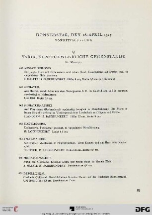 Donnerstag, den 28. April 1927