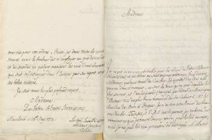 Cosimo Alessandro Collini an Karoline Luise von Baden (Mannheim)