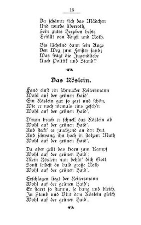 Das Röslein
