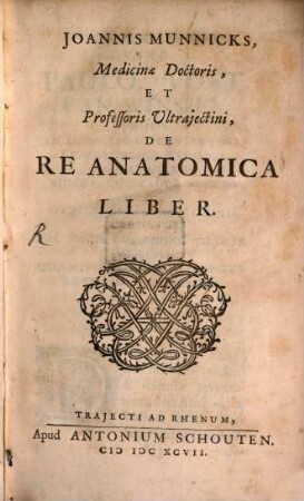 De re anatomica liber