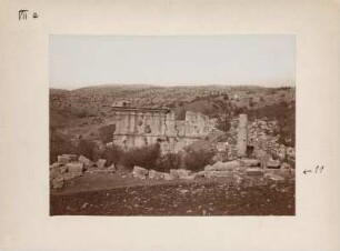 Komana : Südostliche Fassade eines Tempels in der antiken Stadt Komana bei Sar.