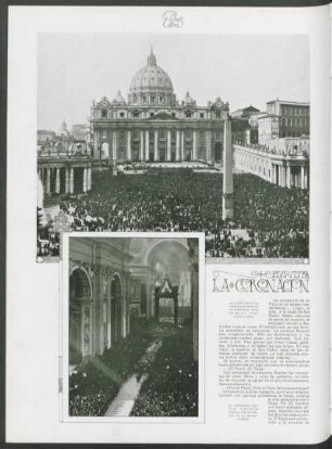 Plus Ultra en Roma - La coronación de Pio XI