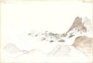 Gärtner, Friedrich von; Reisezeichnungen - Brandung in Ischia (Ansicht)