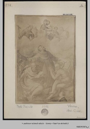 Madonna mit Kind, Heiligen und den Stiftern Gerolamo und Domenica Fogazza