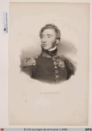 Bildnis Louis Antoine de Bourbon, duc d'Angoulême, 1824 Dauphin von Frankreich