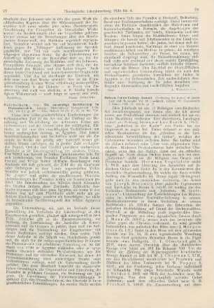78-79 [Rezension] Hebrew Union College Annual. Vol. II