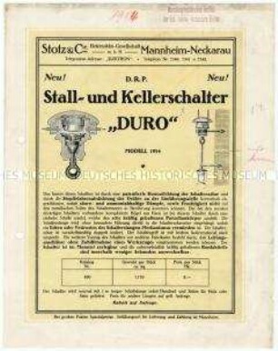 Stall- und Kellerschalter