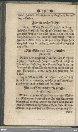 Für die Sennadern, die eingelauffen sind