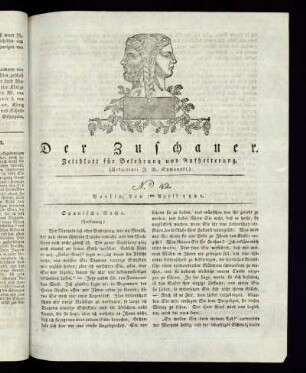 No. 42 - 7. April 1821