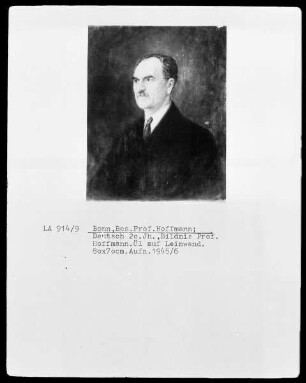 Bildnis Professor Hoffmann