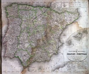 Die Pyrenaeische Halbinsel oder Spanien und Portugal