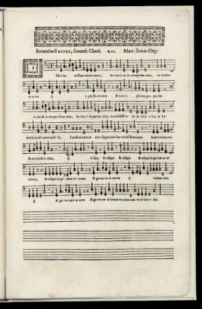 Secundus Bassus, secundi Chori