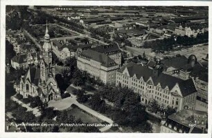 Fliegeraufnahme Leipzig: Michaeliskirche und Leibnizschule