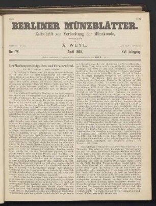 No. 176. April 1895