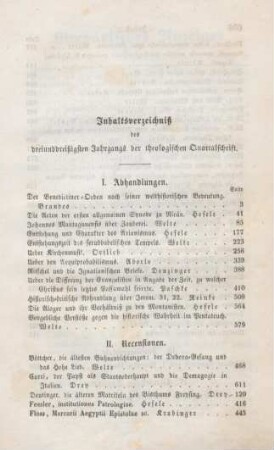 695-696 Inhaltsverzeichnis