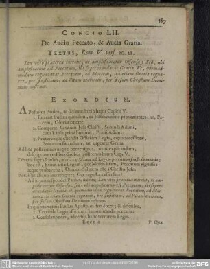 Concio LII. De Aucto Peccato, & Aucta Gratia