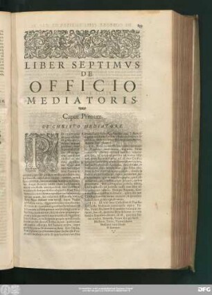 Caput Primum. De Christo Mediatore.