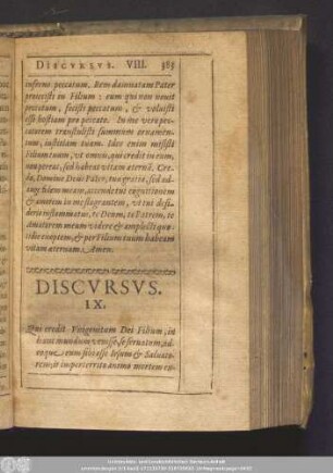 Discursus. IX.