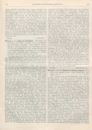 277-278 [Rezension] Blau, Ludwig (Hrsg.), Leo Modena‘s Briefe und Schriftstücke. Ein Beitrag zur Geschichte der Juden in Italien und zur Geschichte des hebräischen Privatstiles