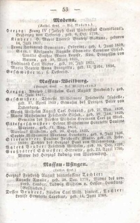 Nassau-Weilburg.