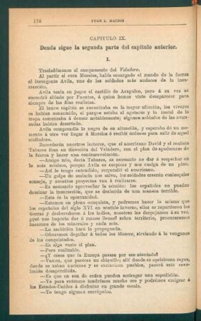 Capítulo IX. - Donde sigue la segunda parte del capítulo anterior.