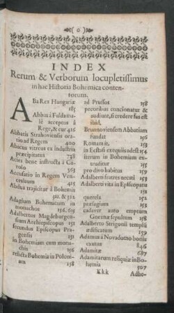Index Rerum & Verborum locupletissimus