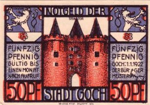 Notgeld der Stadt Goch