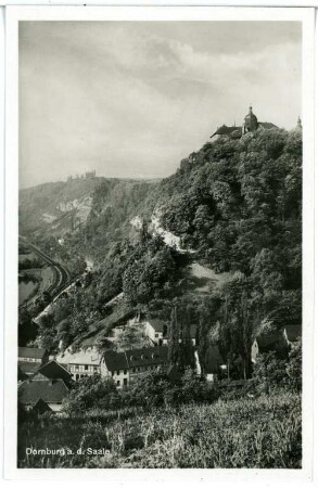 Dornburg. Blick auf Dornburg