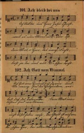 Geistliche Melodien meist aus dem 16. und 17. Jahrh. in ihren ursprünglichen Tönen und Rhythmen : zum Gebrauche für Schule und Haus. [2], Zweites Hundert