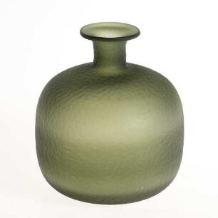 Grüne "battuto"-Vase
