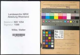 Entnazifizierung Walter Wilke , geb. 02.03.1885 (Reg.Sekretaer)