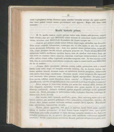 Morbi historia prima.