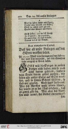 Das vierzehende Capitel