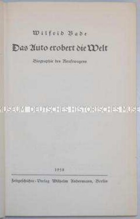 Geschichte des Kraftwagens