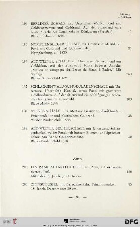 Zinn (Nr. 205-253)