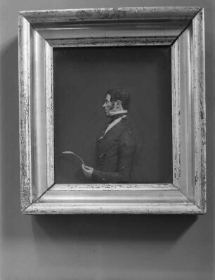 Ehepaar Steiger-Spitzli — Profilportrait von Johann Jakob Steiger-Spitzli