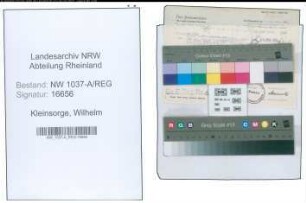 Entnazifizierung Wilhelm Kleinsorge , geb. 00.00.0000 (Verw.Angestellter)